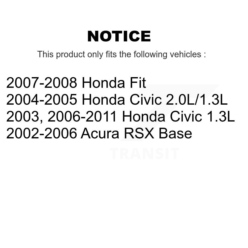 Étrier de frein à disque avant pour Honda Civic Fit Acura RSX SLC-19B2796