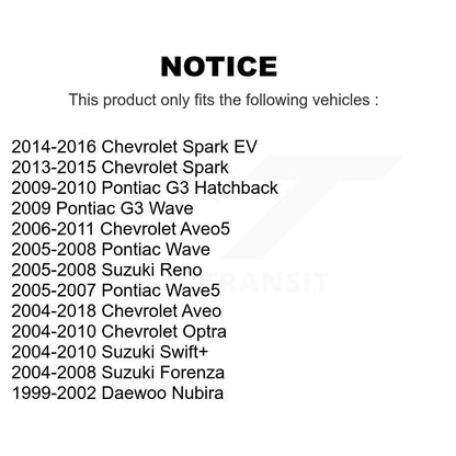 Étrier de frein avant gauche pour Chevrolet Aveo Pontiac Aveo5 Wave Spark G3 Optra E