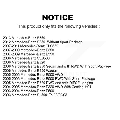 Étrier de frein arrière pour Mercedes-Benz E350 E320 E500 SL500 CLS550 CLS500 E550