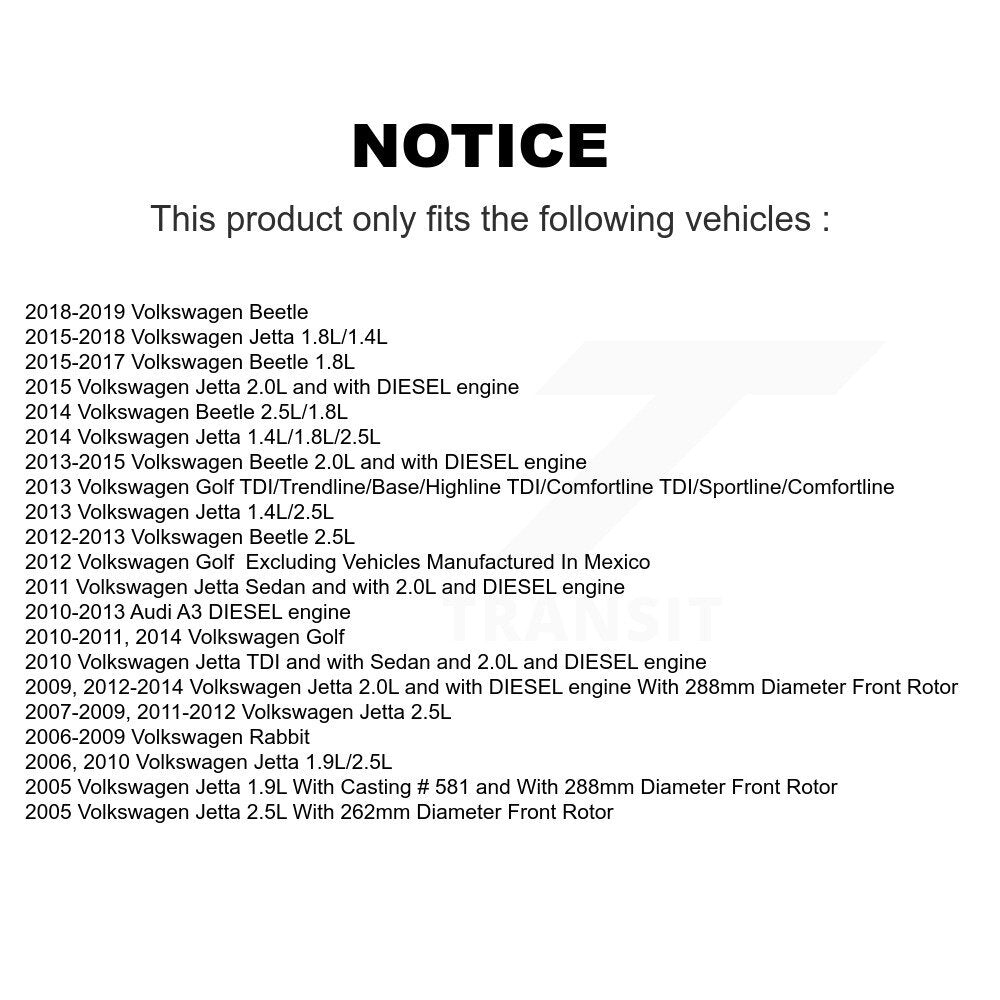 Étrier de frein à disque avant gauche, pour Volkswagen Jetta Golf Beetle Rabbit Audi A3