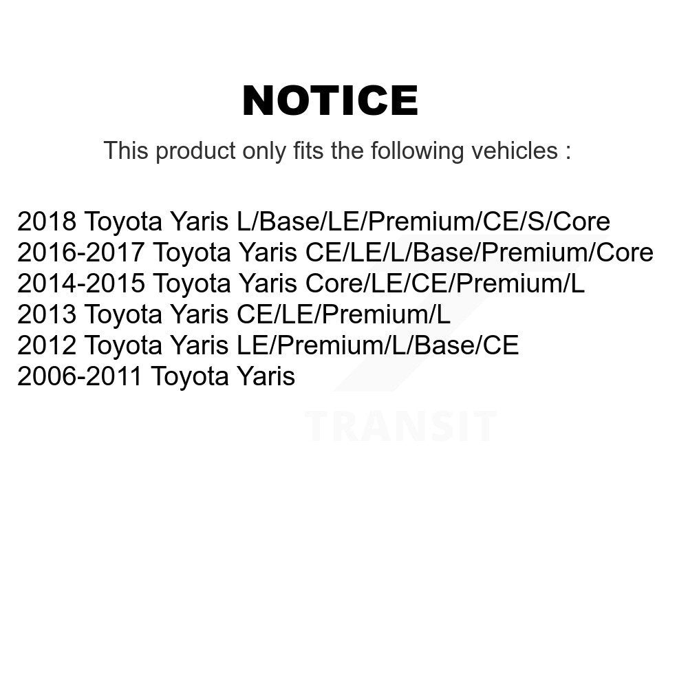 Étrier de frein à disque avant gauche pour Toyota Yaris SLC-19B3198