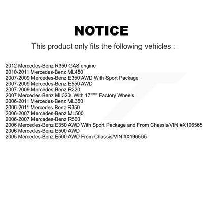 Étrier de frein avant pour mercedes-benz ML350 E350 R350 ML320 ML500 R320 E550 E50