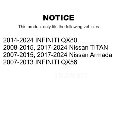 Étrier de frein à disque avant gauche, pour Nissan TITAN Armada INFINITI QX80 QX56