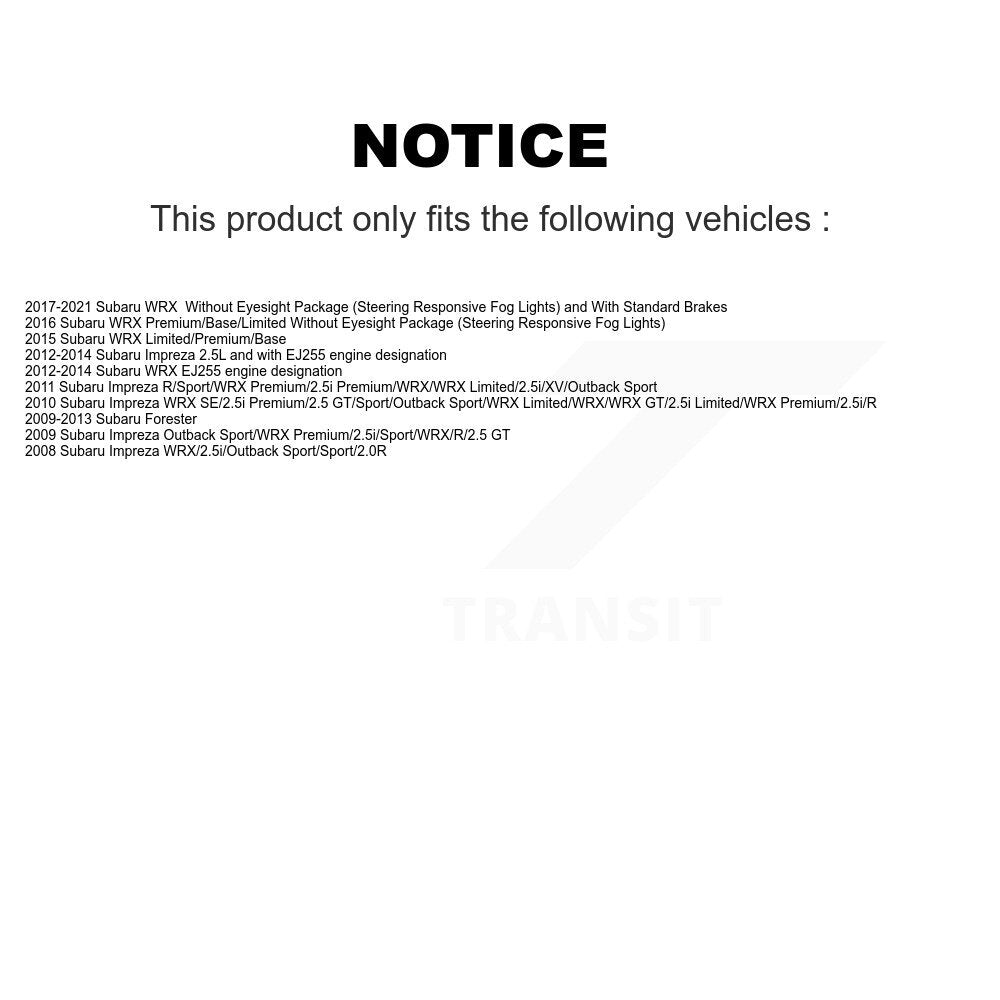 Étrier de frein à disque arrière gauche pour Subaru Impreza Forester WRX SLC-19B3425