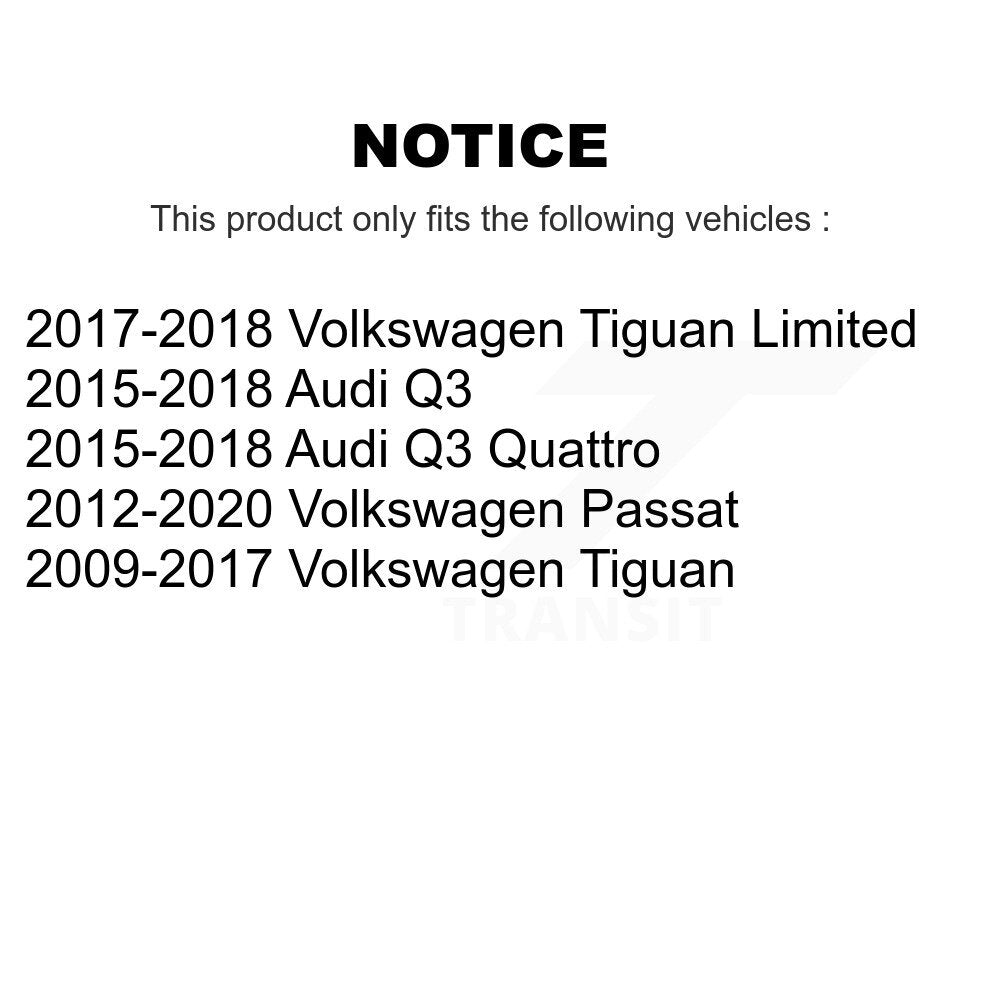 Étrier de frein avant droit pour Volkswagen Tiguan Passat Audi Q3 Quattro Limited