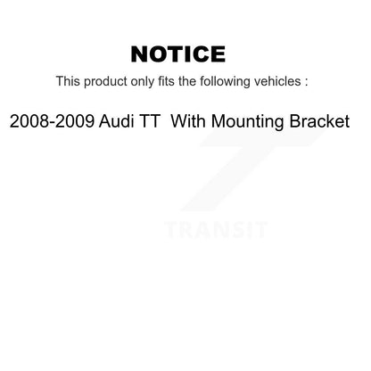 Étrier de frein à disque arrière droit pour Audi TT 2008-2009 avec support de montage