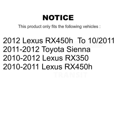 Étrier de frein à disque arrière droit, pour Toyota Sienna Lexus RX350 RX450h SLC-19B6280