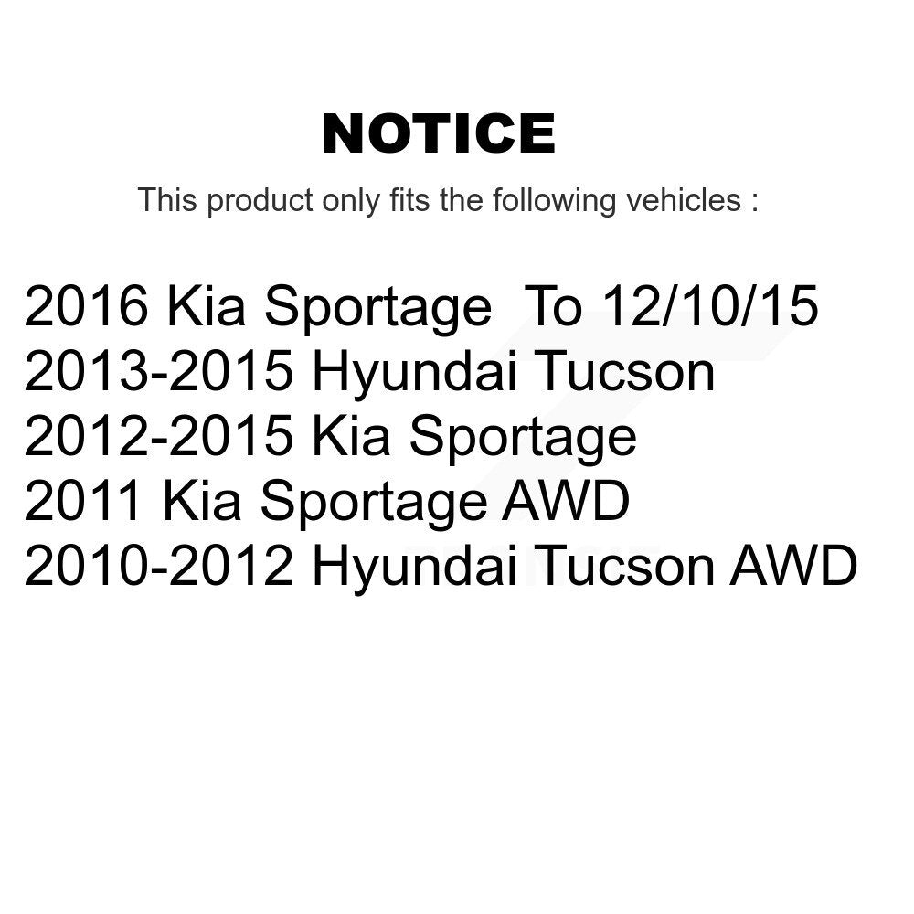 Étrier de frein à disque avant gauche pour Hyundai Tucson Kia Sportage SLC-19B6402
