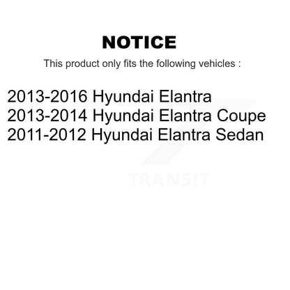 Étrier de frein à disque arrière gauche pour Hyundai Elantra Coupé SLC-19B6455