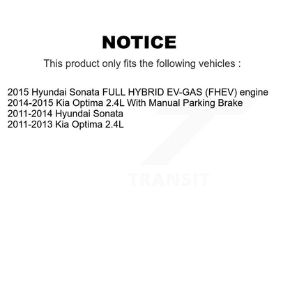 Étrier de frein à disque arrière droit pour Hyundai Sonata Kia Optima SLC-19B6456
