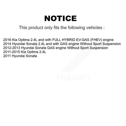 Étrier de frein à disque avant gauche pour Hyundai Sonata Kia Optima SLC-19B6461