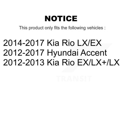 Étrier de frein à disque avant gauche pour Hyundai Accent Kia Rio SLC-19B6794
