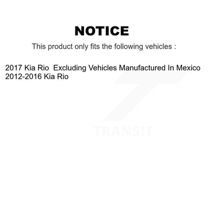 Étrier de frein à disque arrière droit pour Kia Rio SLC-19B6810