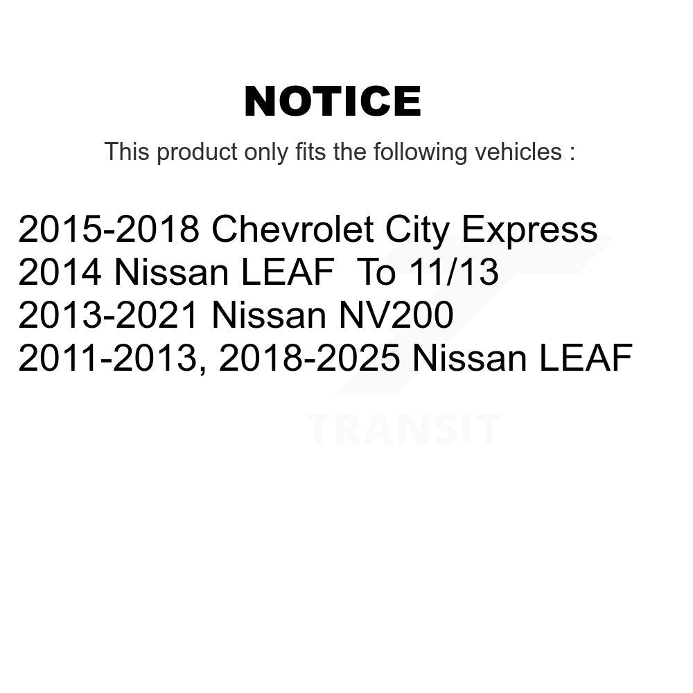 Étrier de frein à disque avant gauche pour Nissan LEAF NV200 Chevrolet City Express