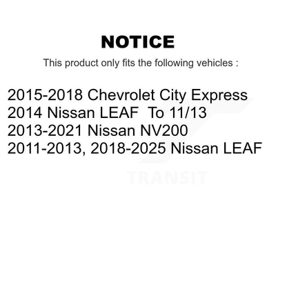 Étrier de frein à disque avant droit, pour Nissan LEAF NV200 Chevrolet City Express