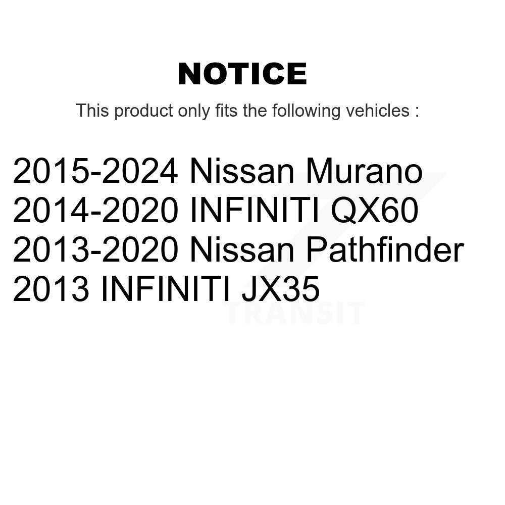 Étrier de frein à disque avant gauche pour Nissan Murano Pathfinder INFINITI QX60 JX35
