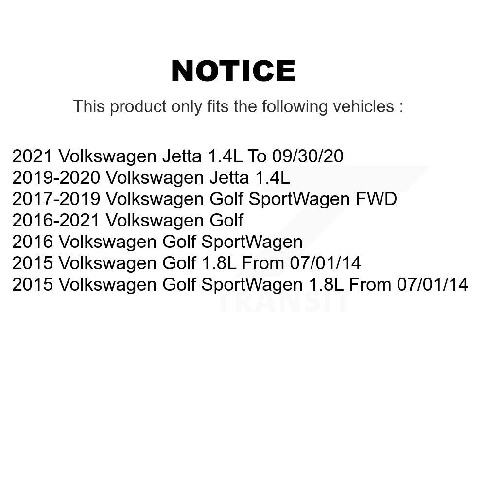 Étrier de frein à disque avant droit pour Volkswagen Golf Jetta SportWagen SLC-19B7287