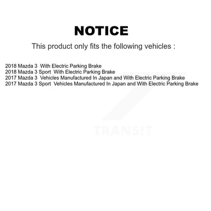 Étrier de frein à disque arrière droit pour Mazda 3 Sport SLC-19B7446