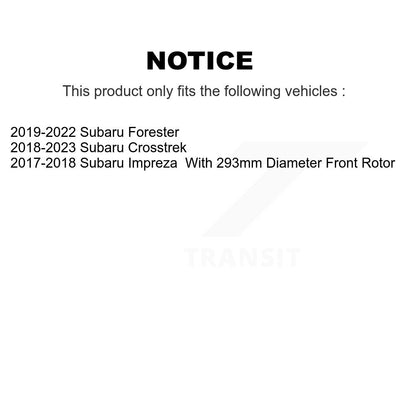 Étrier de frein à disque avant gauche pour Subaru Crosstrek Forester Impreza SLC-19B7455