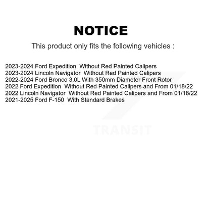 Étrier de frein avant droit pour Ford F-150 Bronco Expedition Lincoln Navigator