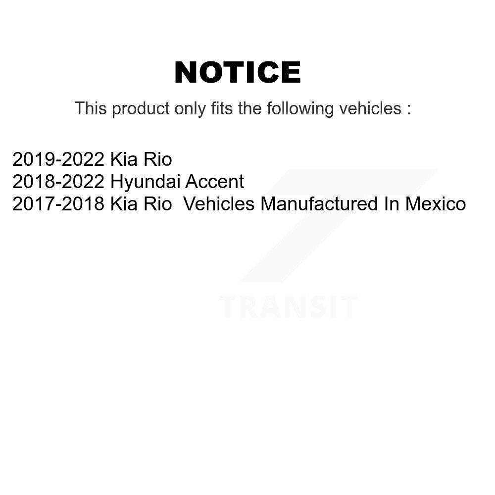 Étrier de frein à disque arrière gauche pour Kia Rio Hyundai Accent SLC-SCB5175