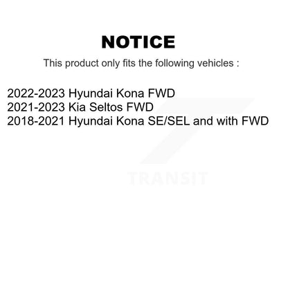 Étrier de frein à disque avant gauche pour Hyundai Kona Kia Seltos SLC-SCB5179
