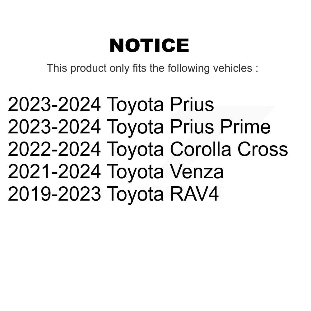 Étrier de frein à disque arrière droit, pour Toyota RAV4 Corolla Cross Venza Prius Prime