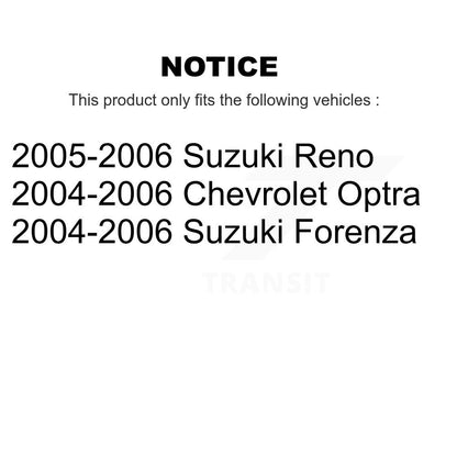Plaquettes de frein à disque arrière en céramique, pour Chevrolet Optra Suzuki Forenza Reno TEC-1036