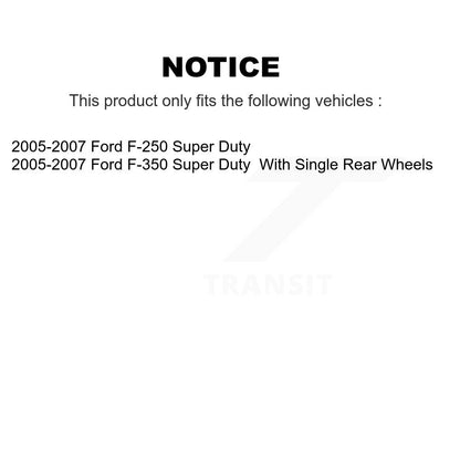Plaquettes de frein à disque arrière en céramique, pour Ford F-350 Super Duty F-250 2005 – 2007 TEC-1068