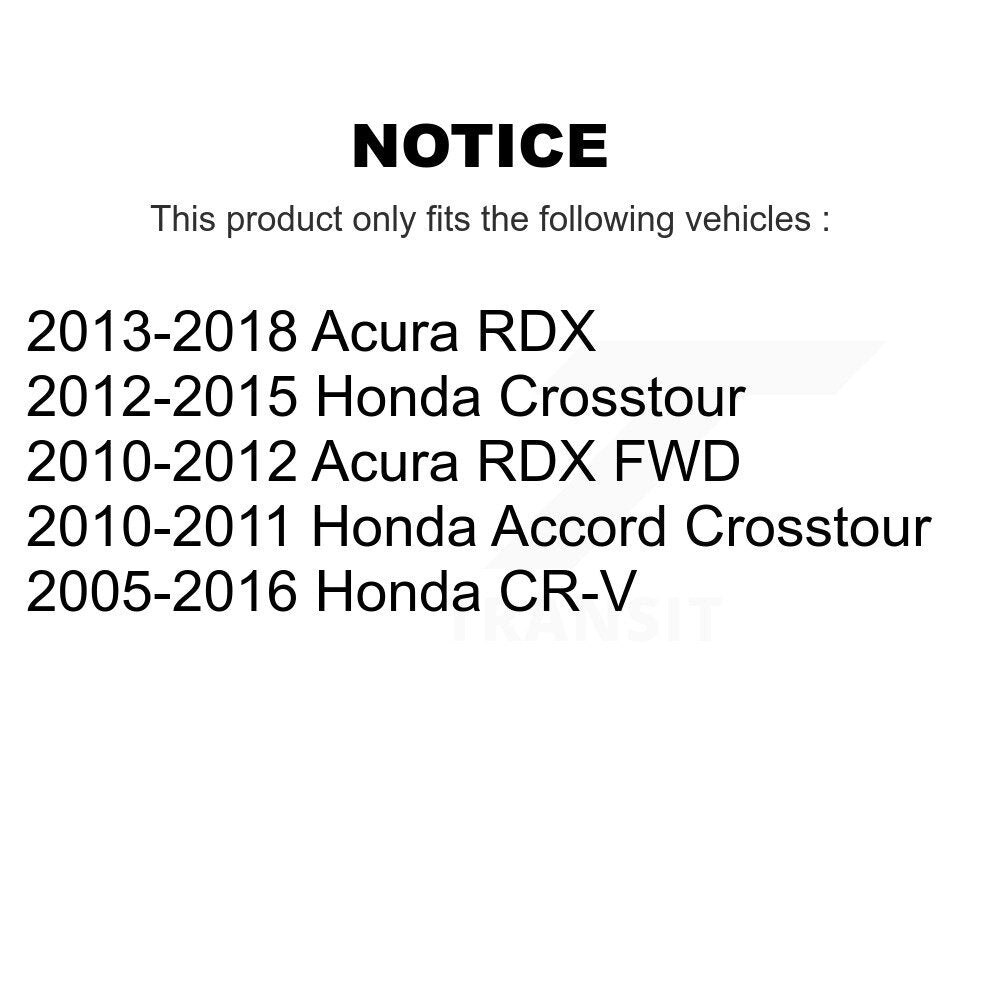 Plaquettes de frein à disque arrière en céramique, pour Honda CR-V Acura RDX Accord Crosstour TEC-1086