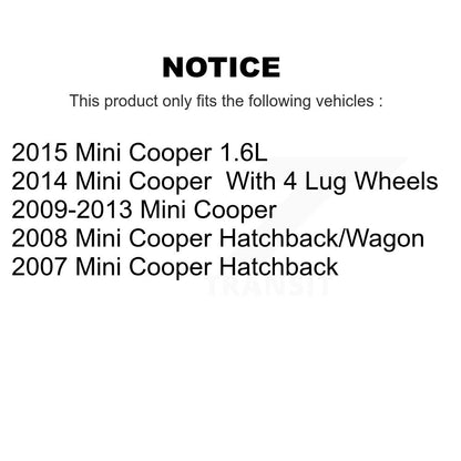 Plaquettes de frein à disque arrière en céramique pour Mini Cooper TEC-1309