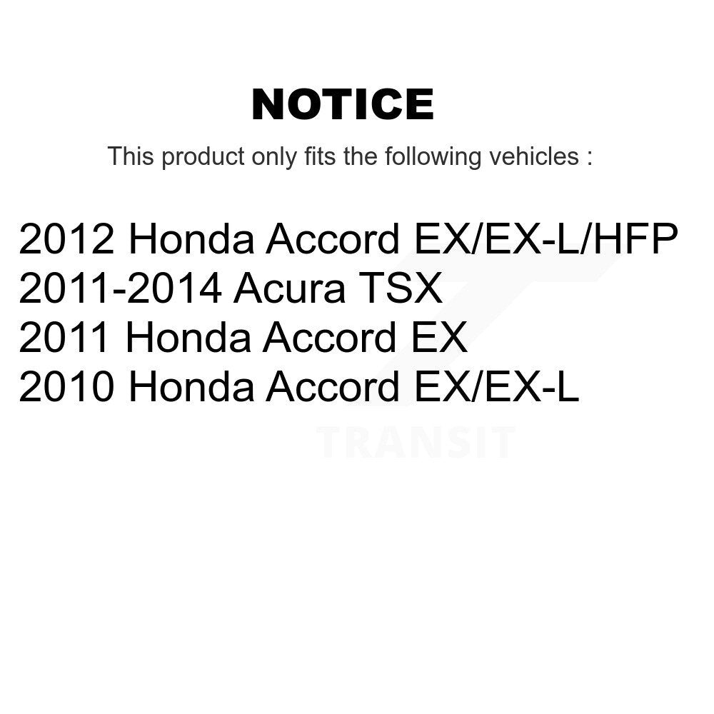 Plaquettes de frein à disque avant en céramique, pour Honda Accord Acura TSX TEC-1506