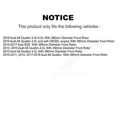 Plaquettes de frein à disque avant en céramique, pour Audi SQ5 A8 Quattro TEC-1546