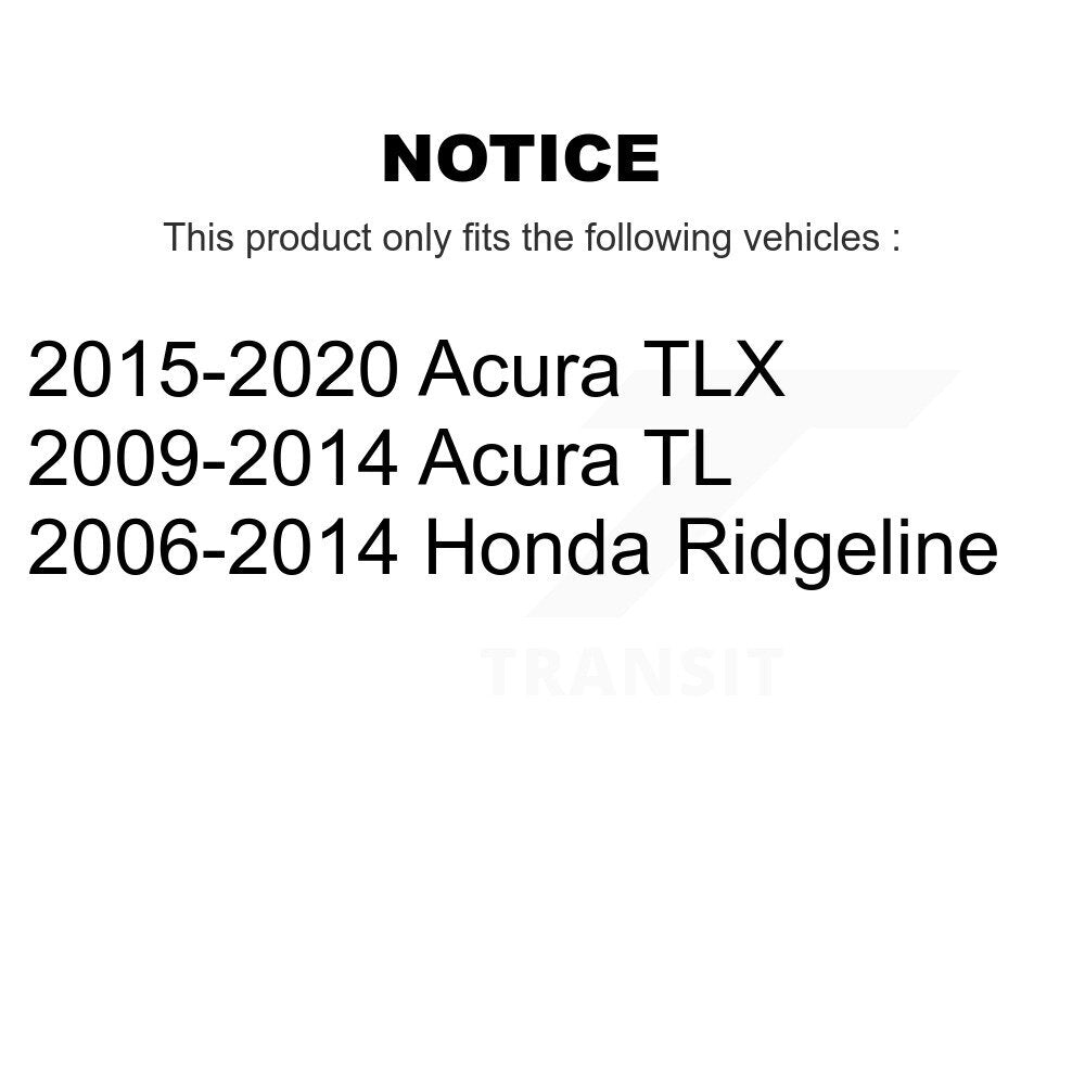 Plaquettes de frein à disque avant en céramique, pour Acura Honda Ridgeline TLX TL TEC-1584