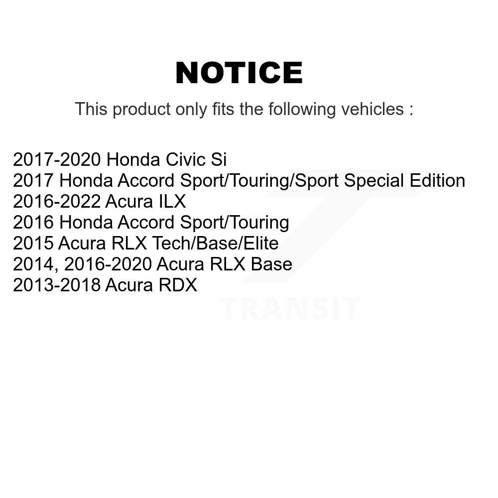 Plaquettes de frein à disque avant en céramique, pour Honda Civic Acura RDX Accord ILX RLX TEC-1697