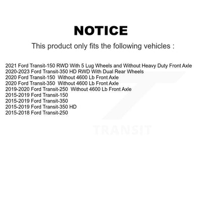 Plaquettes de frein à disque avant en céramique, pour Ford Transit-250 Transit-150 Transit-350 HD