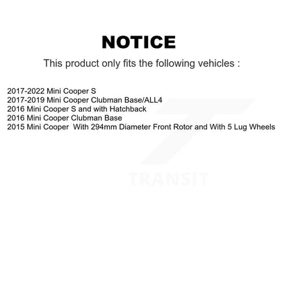 Plaquettes de frein à disque avant en céramique pour Mini Cooper Clubman TEC-1801