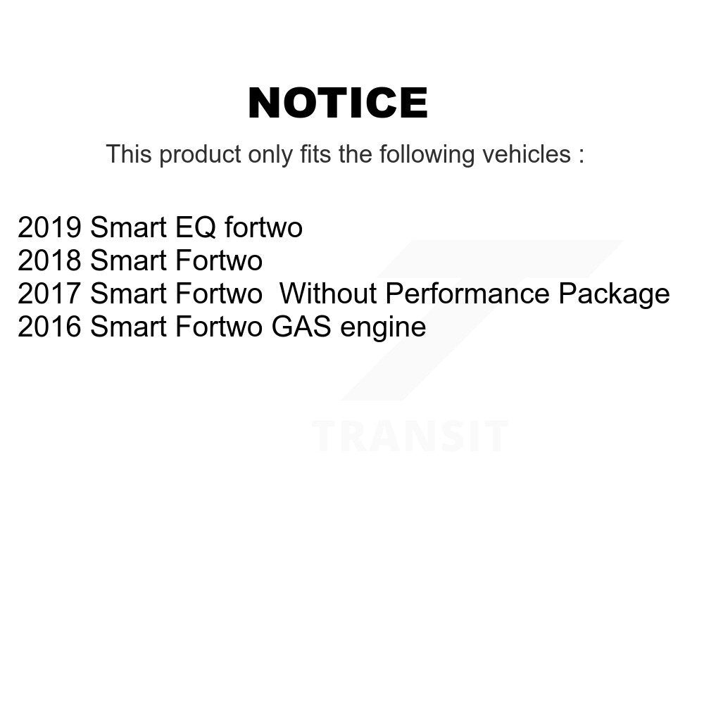 Plaquettes de frein à disque avant en céramique, pour Smart Fortwo EQ fortwo TEC-1830