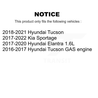 Plaquettes de frein à disque avant en céramique, pour Hyundai Elantra Tucson Kia Sportage TEC-1847