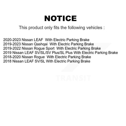 Plaquettes de frein à disque arrière en céramique, pour Nissan Rogue Sport Qashqai LEAF TEC-1965