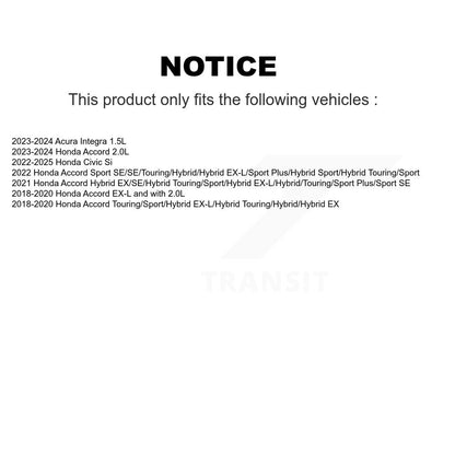 Plaquettes de frein à disque avant en céramique, pour Honda Civic Accord Acura Integra TEC-2115