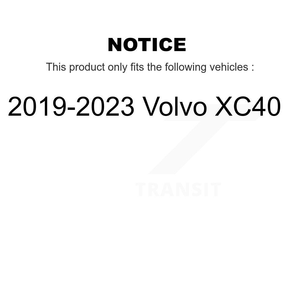 Plaquettes de frein à disque arrière en céramique pour Volvo XC40 2019 – 2023 TEC-2136