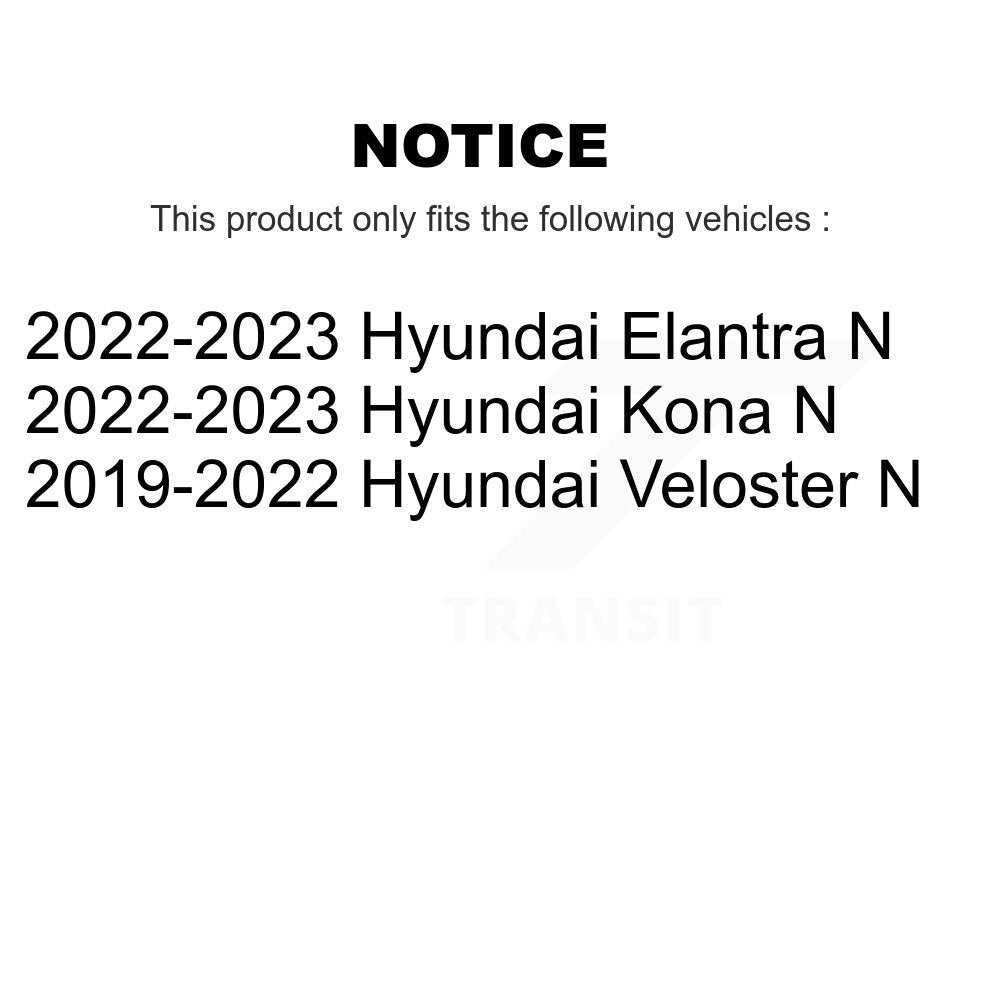 Plaquettes de frein à disque avant en céramique, pour Hyundai Veloster N Elantra Kona TEC-2211