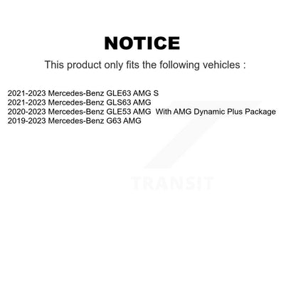 Plaquettes de frein à disque arrière en céramique, pour Mercedes-Benz G63 AMG GLE53 GLE63 S GLS63