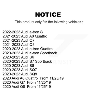Plaquettes de frein à disque arrière en céramique, pour Audi Q7 Q8 e-tron Quattro SQ8 Sportback SQ7 S6