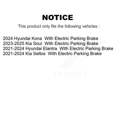 Plaquettes de frein à disque arrière en céramique, pour Hyundai Elantra Kia Seltos 2021 – 2024 TEC-2373