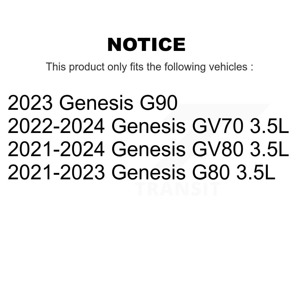 Plaquettes de frein à disque avant en céramique, pour Genesis GV70 GV80 G80 G90 TEC-2376