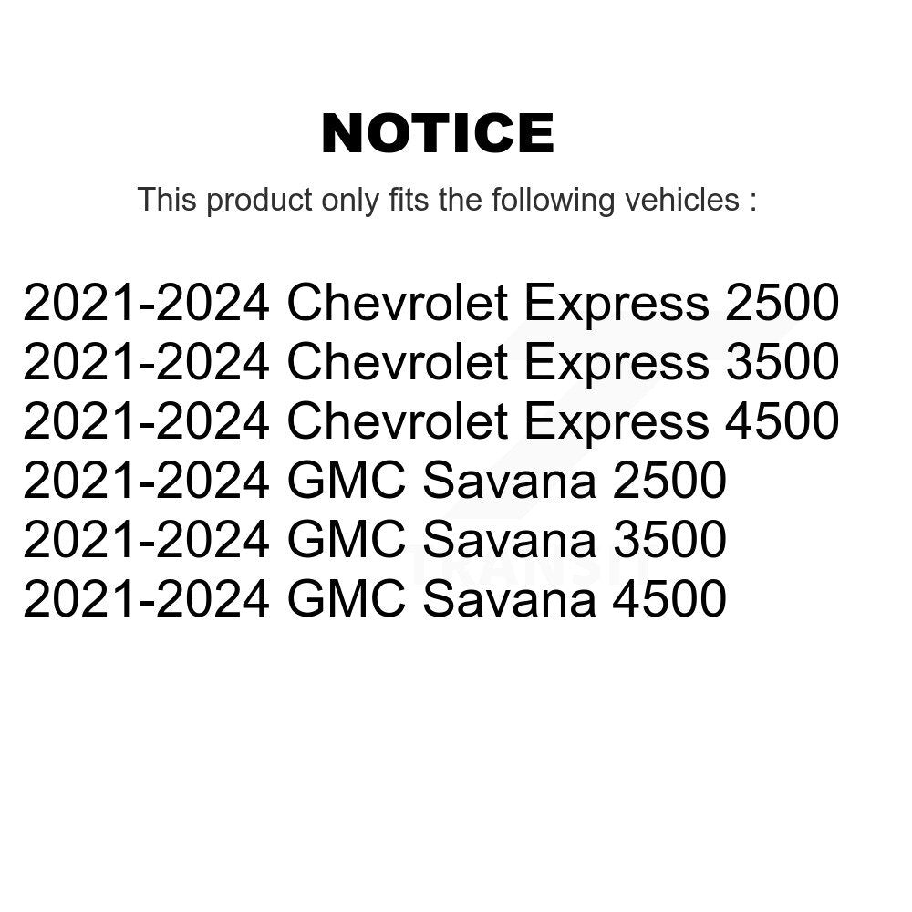 Plaquettes de frein à disque avant en céramique, pour GMC Chevrolet Savana 2500 Express 3500 4500