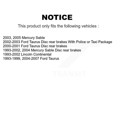 Plaquettes de frein à disque arrière en céramique, pour Ford Taurus Mercury Sable Lincoln Continental