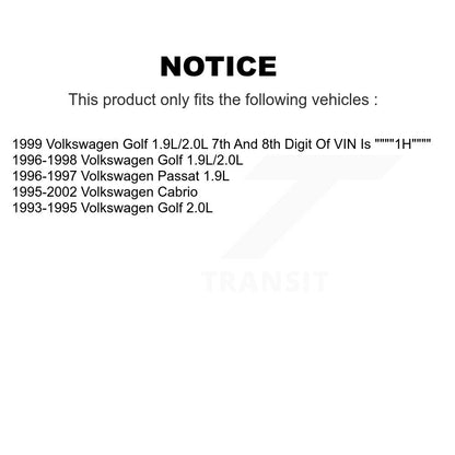 Plaquettes de frein à disque avant en céramique, pour Volkswagen Cabrio Golf Passat TEC-704
